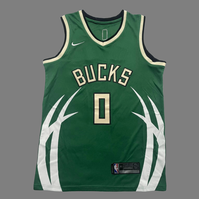 Milwaukee Bucks Damian Lillard Black  2023-2024 seasonJersey
