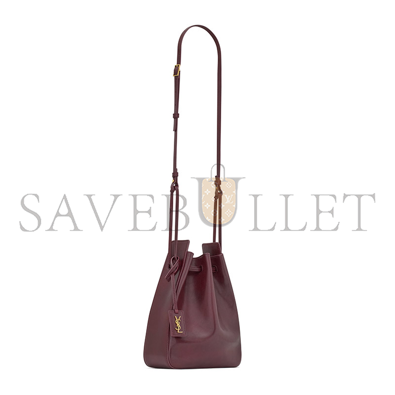 YSL BUCKET BAG IN LEATHER 817386AADOO6195 (18*24*7cm)