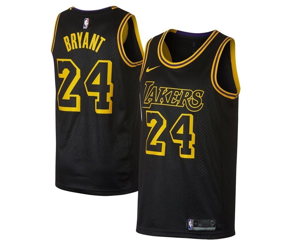 Kobe Bryant #24 Los Angeles Lakers Black City Edition Jersey