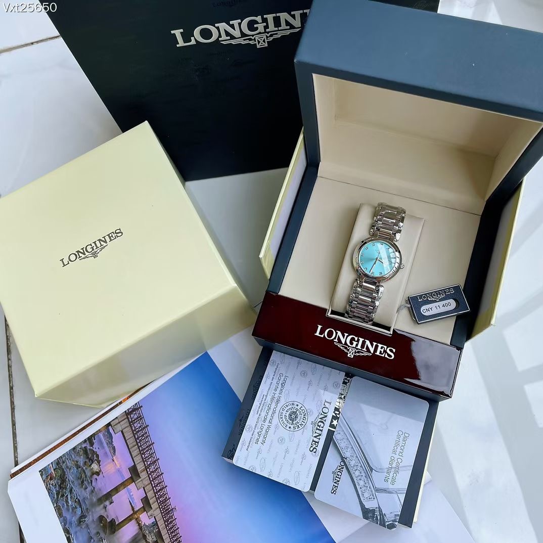 TOP LONGINES Women's Simple Quartz  Watch-Sliver