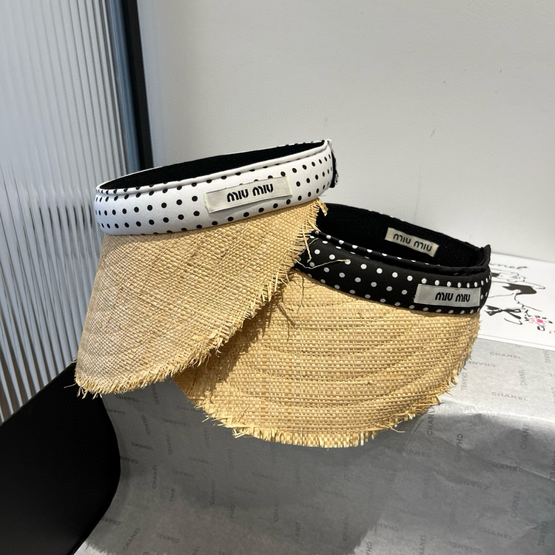 TOP Miu Miu Sun Hat - 2 Color
