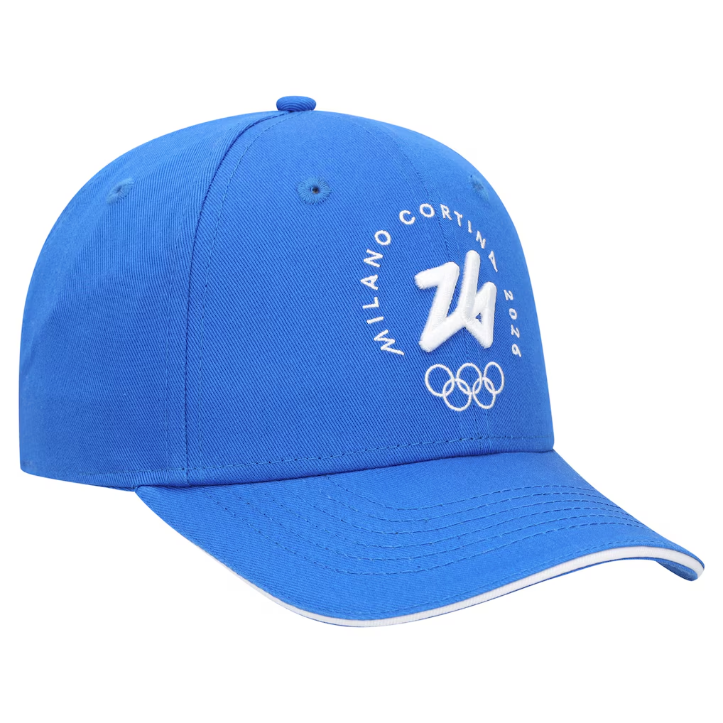 Milano Cortina 2026 Olympics Large Logo Baseball Cap - Blue