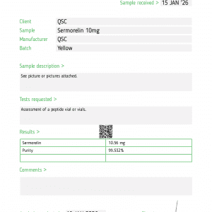 Sermorelin 10 mg*10vials