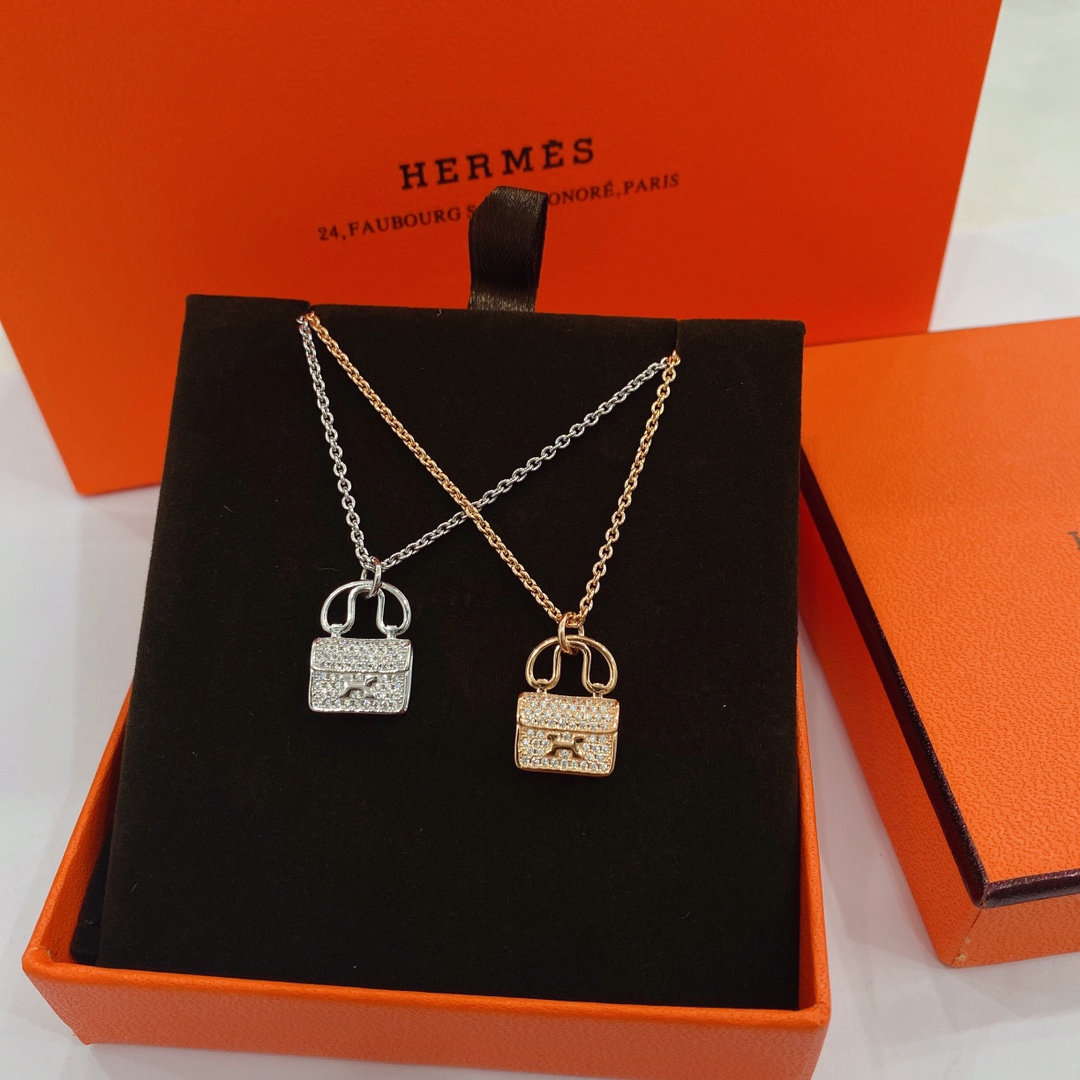 TOP HERMES Bags Necklace