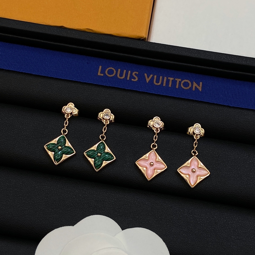 TOP Louis Vuitton LV Pendant Earrings-2 Colors