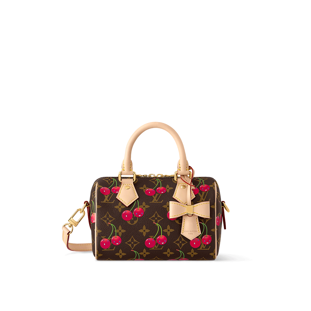 Louis Vuitton x Takashi Murakami Cherry Speedy Bandouliere (10A Mirror Version)