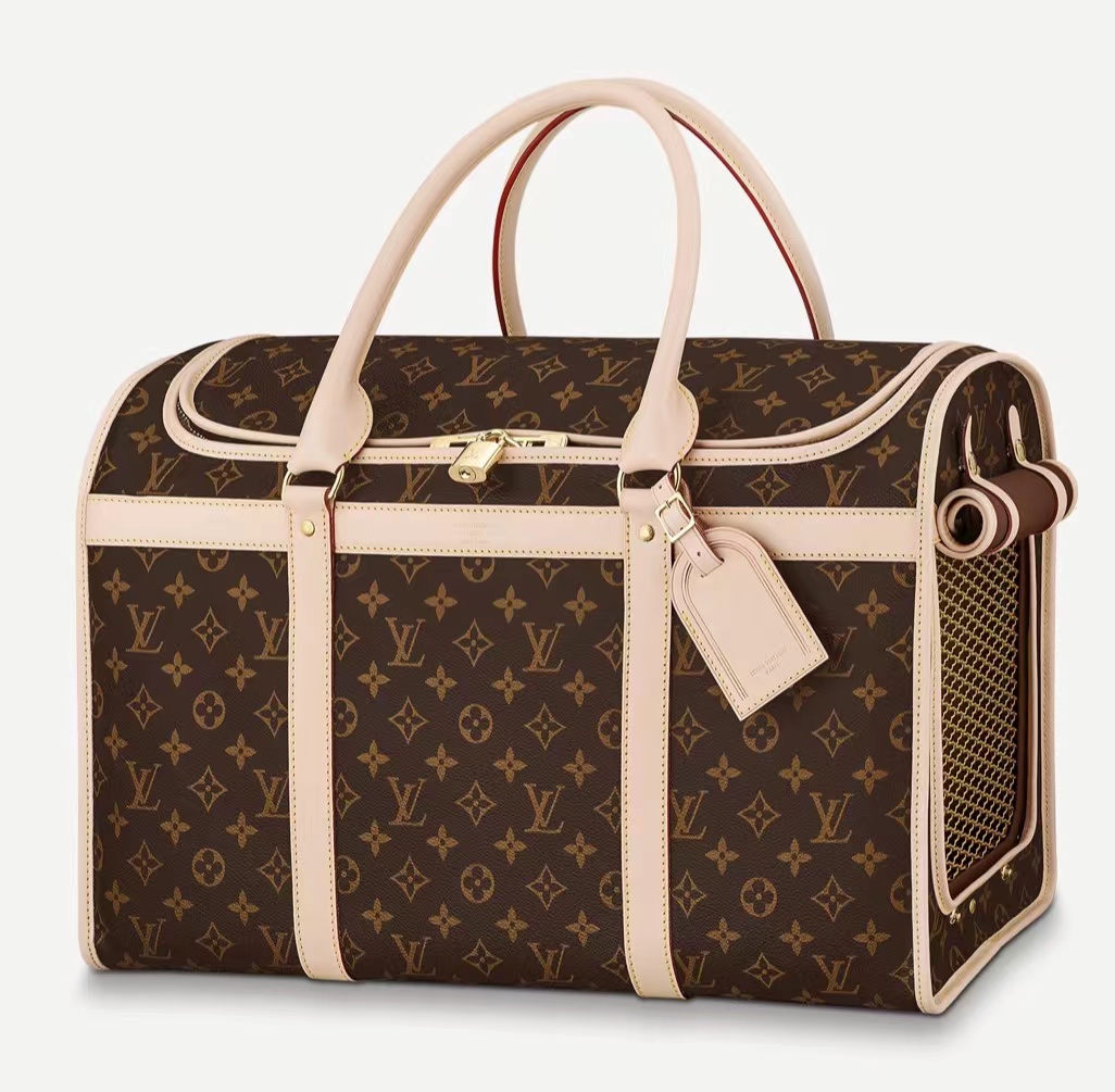 TOP Louis Vuitton LV Pet Carrier Bag 2 Sizes - Monogram