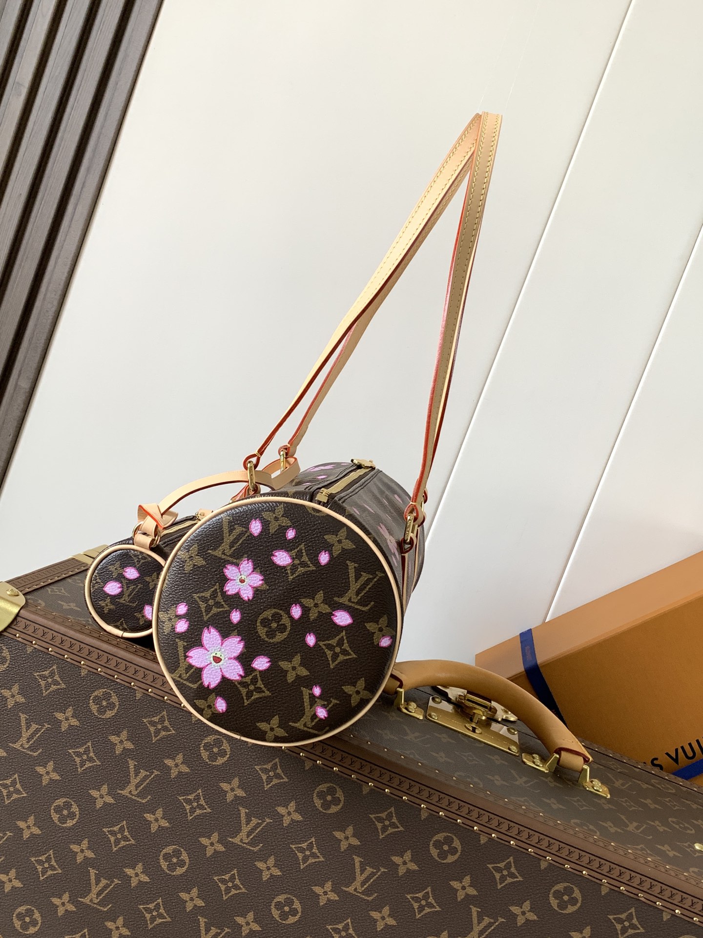 TOP Louis Vuitton LV Papillon Handbag 11*13*27cm - Monogram
