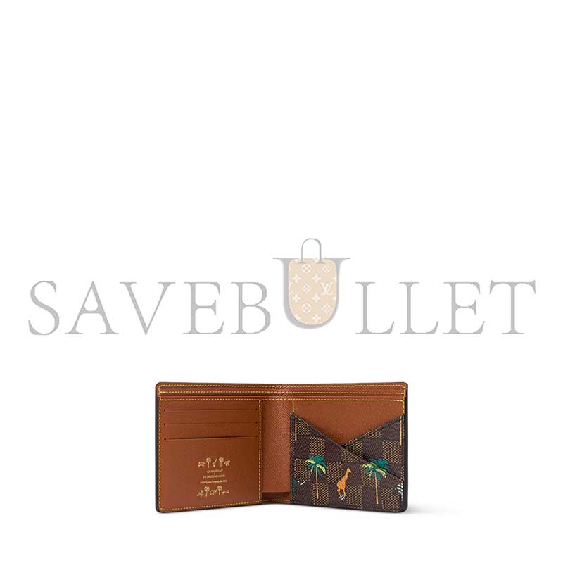 LOUIS VUITTON MASTER MULTIPLE WALLET X THE DARJEELING LIMITED N40870 (11.5*9*1.5cm)
