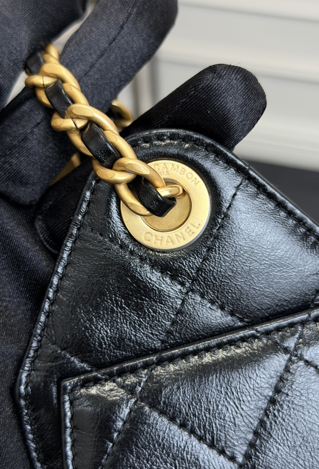 TOP CHANEL Mini Hobo Bag 𝟐𝟎*𝟐𝟐*𝟏𝟐.𝟓𝐜𝐦 - Black