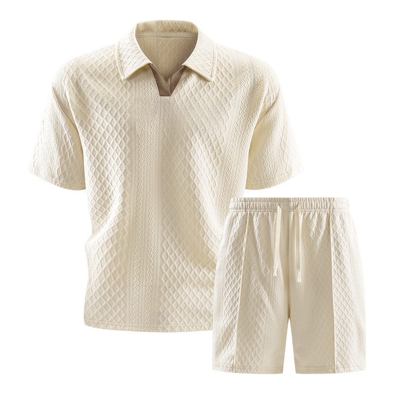&2026 Summer 3D Fashion Suit for Men, Short-Sleeve T-Shirt, New Wide Sports Casual Two-Piece Set, levelkeen