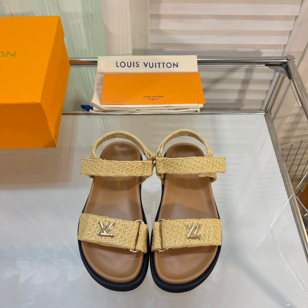 Louis Vuitton LV Sunset Beach Sandals Slide(Replica)