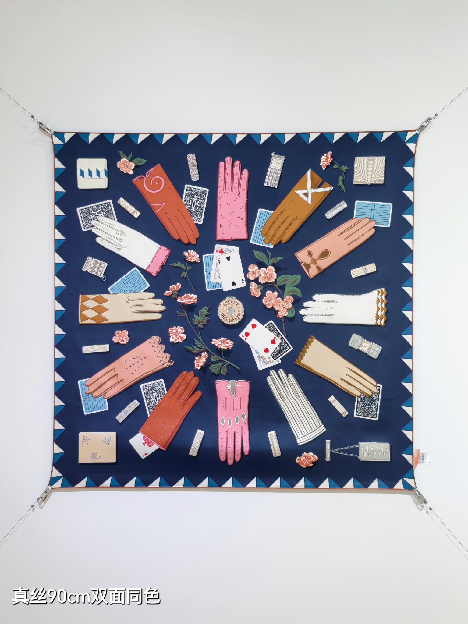 TOP HERMES Square Silk Scarf 90*90cm - 6 Colors