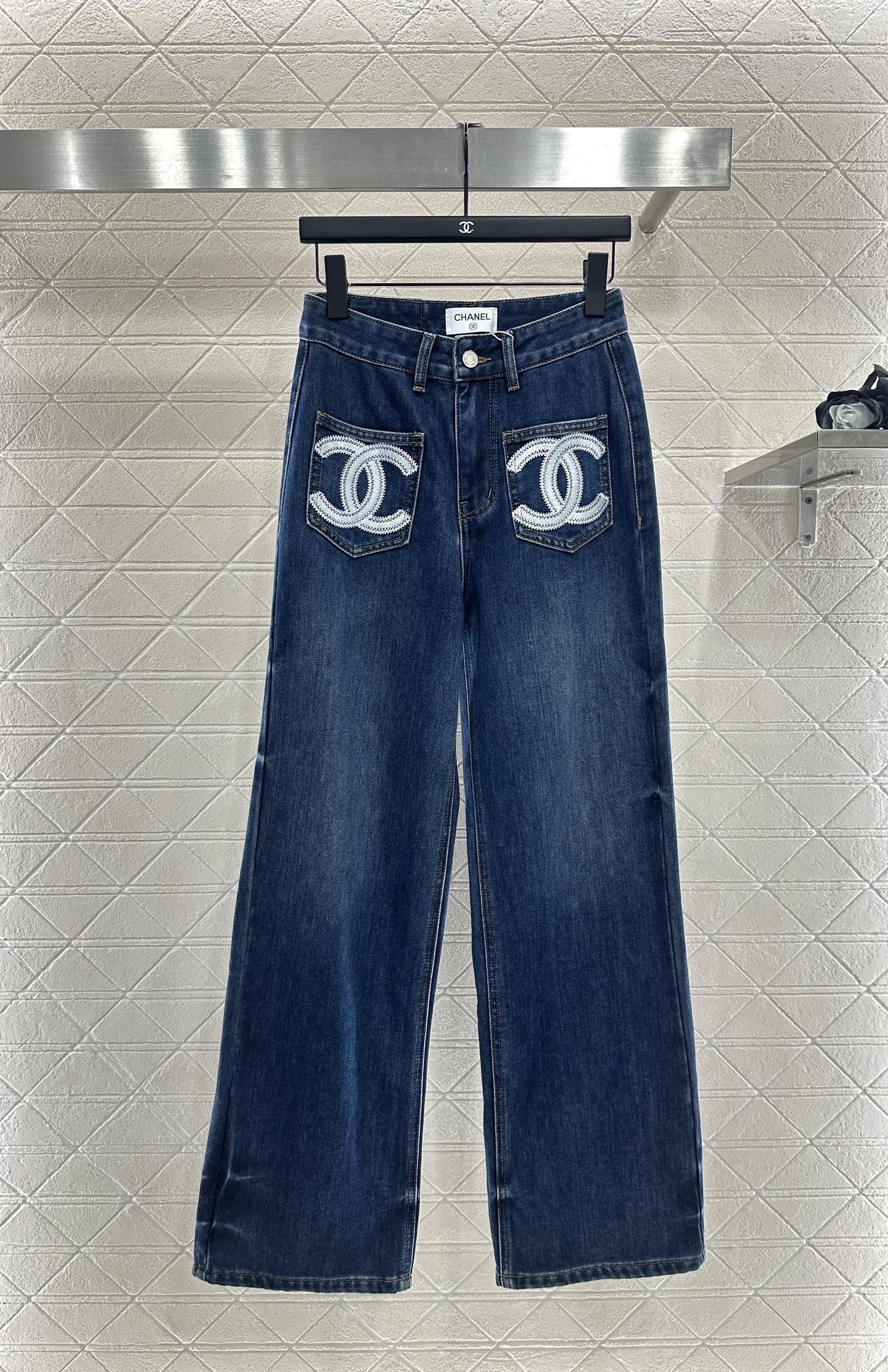 TOP CHANEL Pants -  Blue