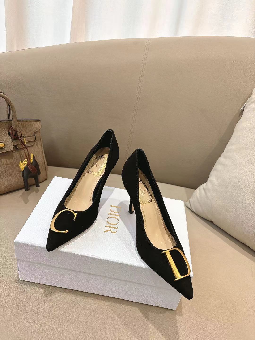 TOP Christian Dior 7.5cm High Heels Pumps - 3 Color