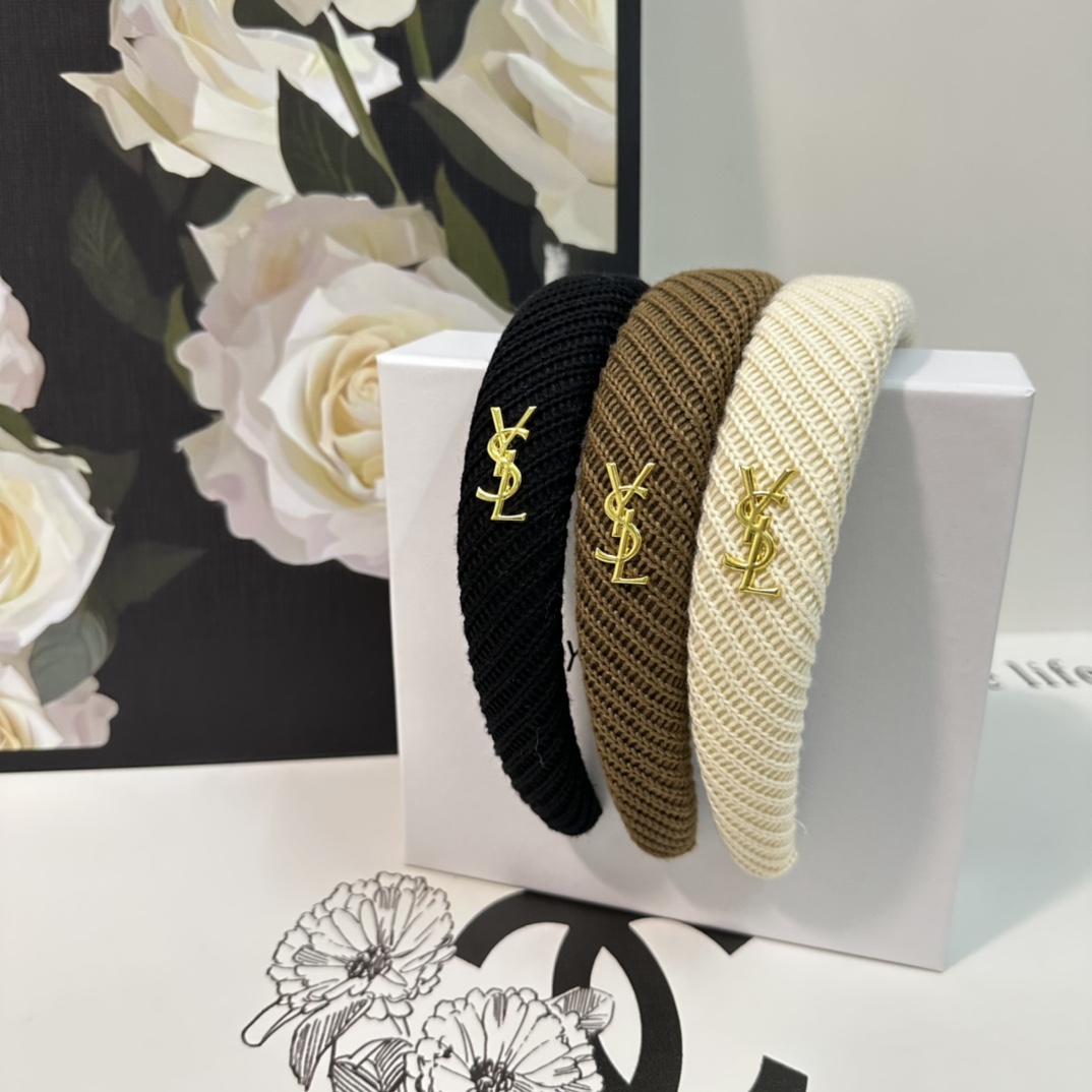 TOP Yves Saint Laurent YSL The Latest Autumn And Winter Hair Band - Three Colors