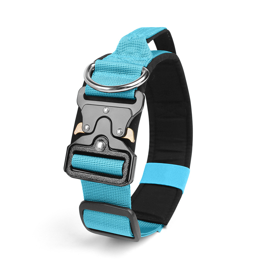 New dog collar: bite-resistant, waterproof, tactical dog collar, adjustable pet tactical collar, dog leash - PawPro UK