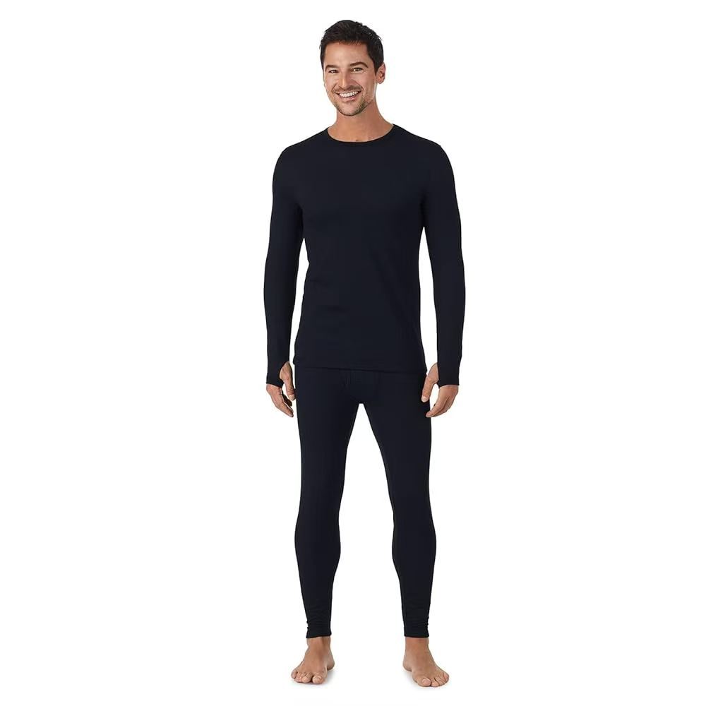 Thermal Underwear Set For Men Heavyweight Fleece Lined Base Layer Soft Top Bottom