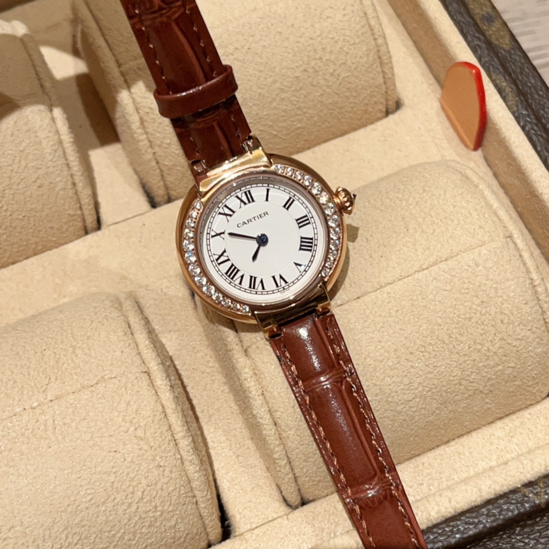 TOP Cartier Watch 30 mm -  Brown