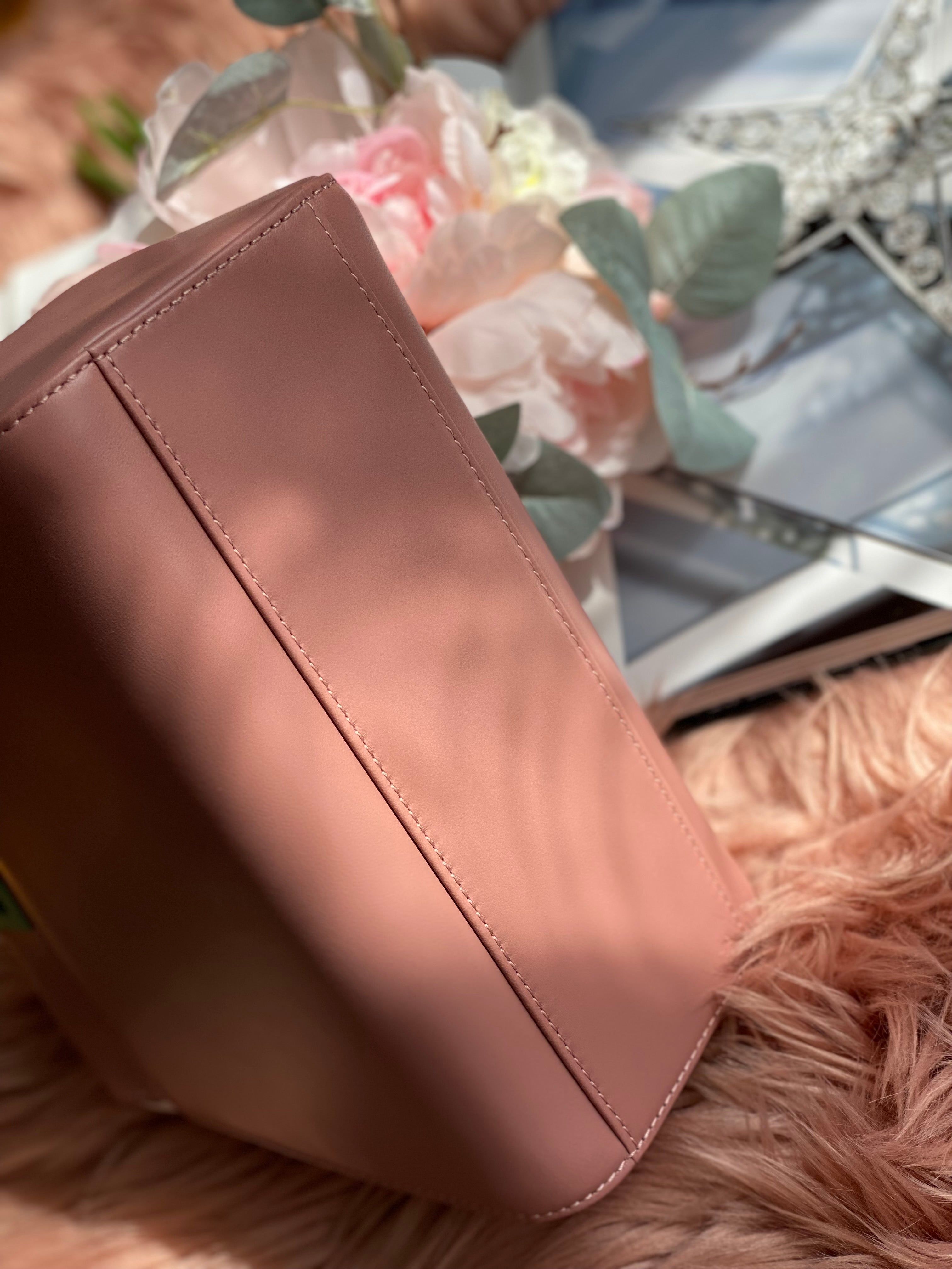 TOP FENDI Peekapoo Mini Bag - Pink & Tile