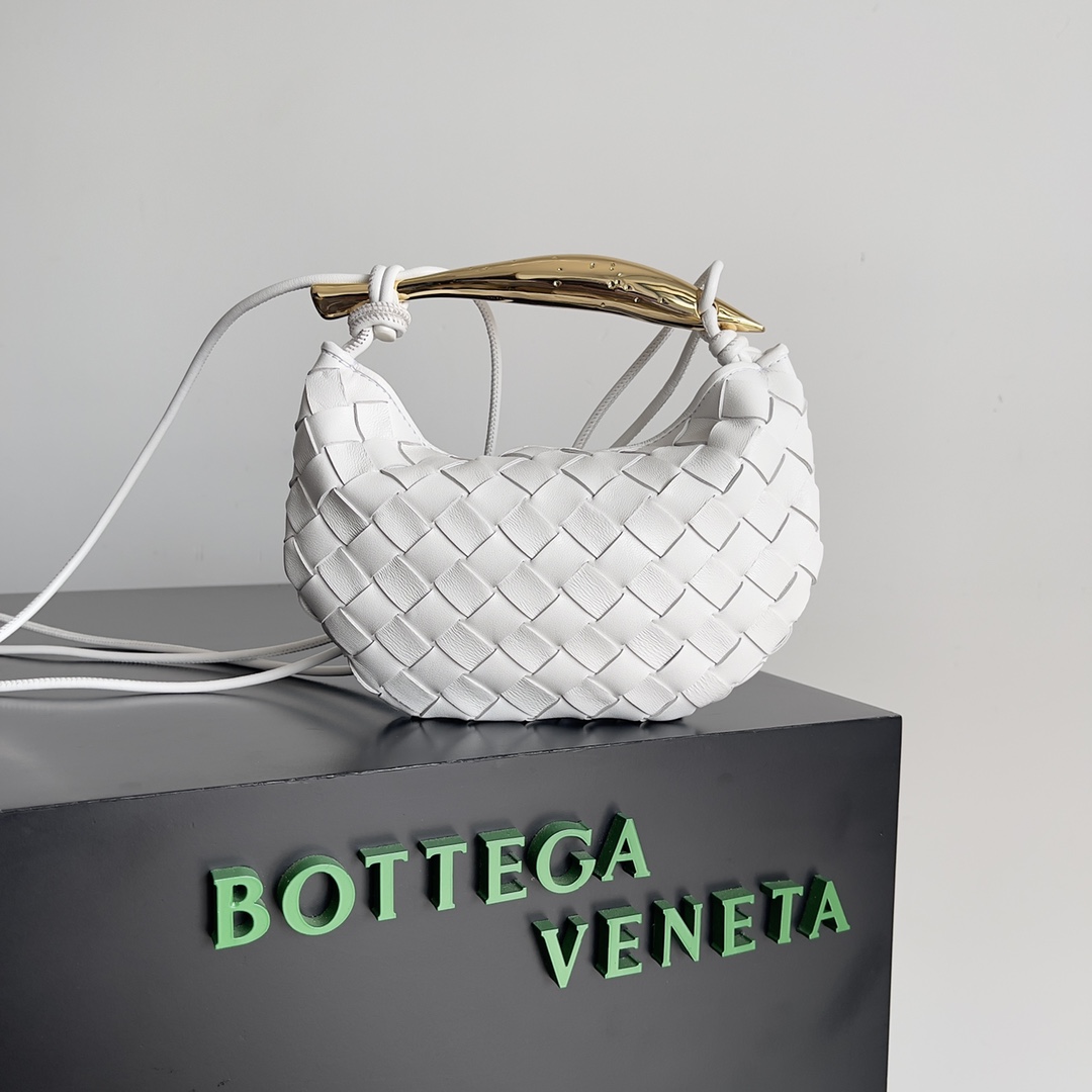 TOP Bottega Veneta BV Sardine Bag Mini 20x12x2.5cm - White