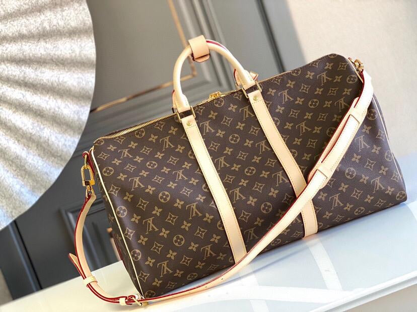 TOP Louis Vuitton LV Duffle Travel Bag 50cm - Monogram