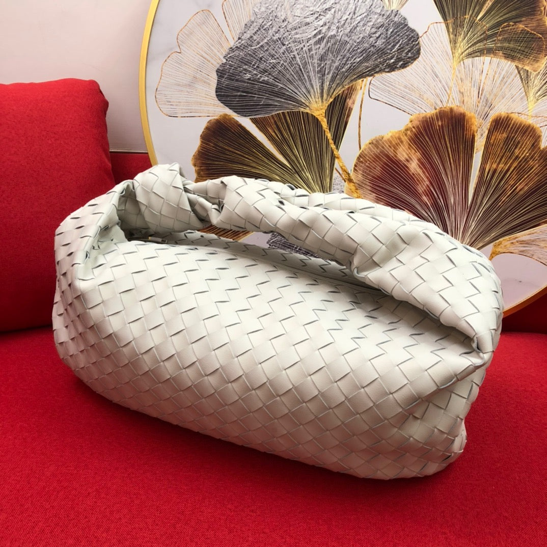 TOP Bottega Veneta BV  Jodie Shoulder Bag - White