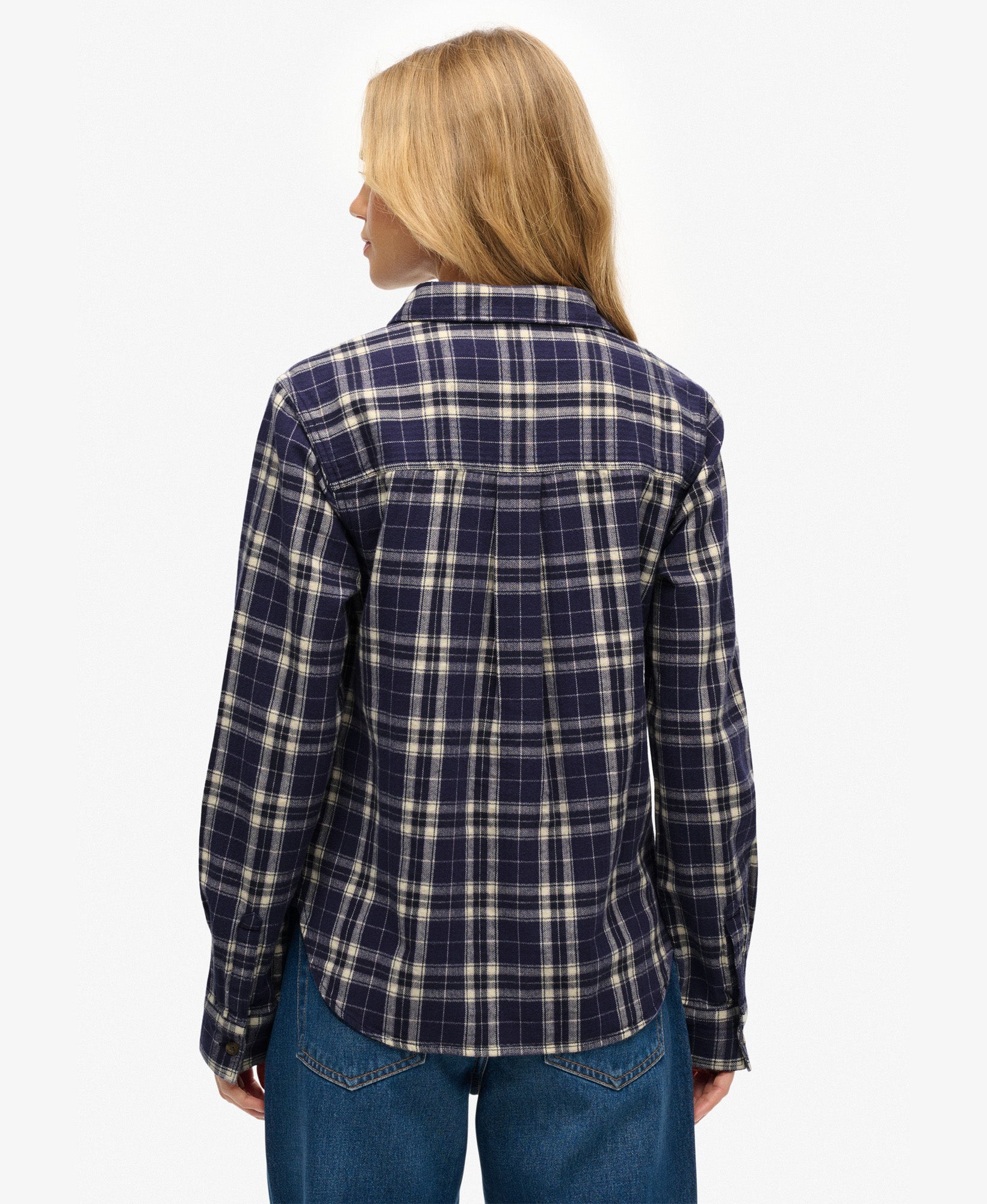 Lumberjack Check Flannel Shirt | Navy/Green Check