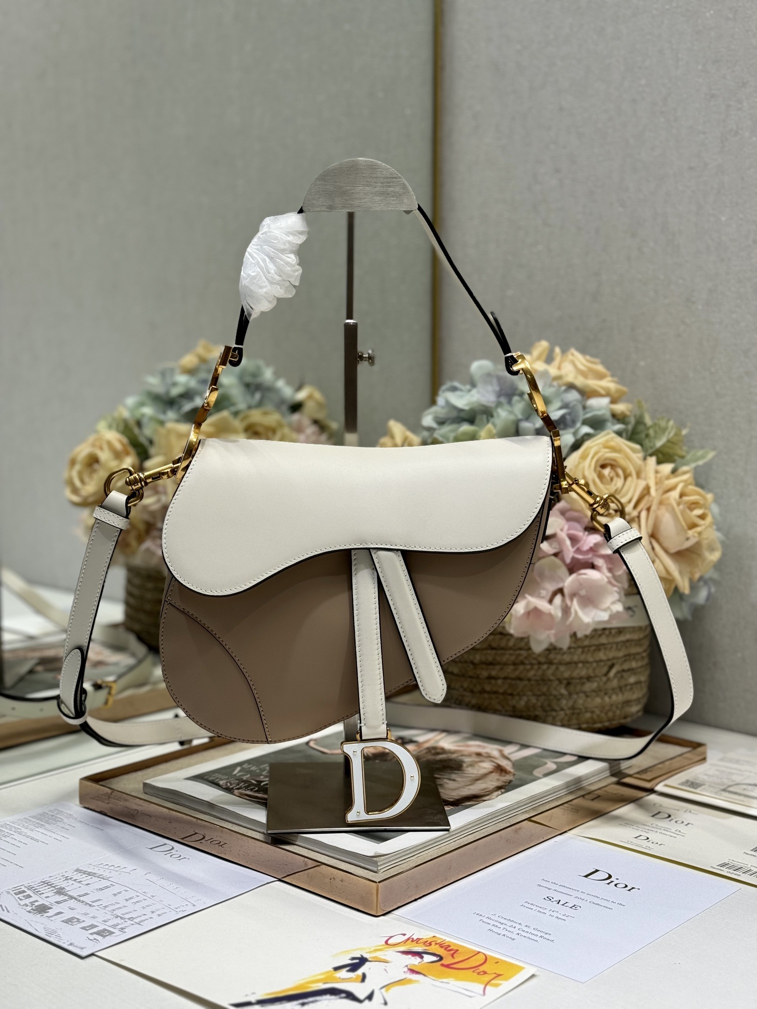 TOP Christian Dior Saddle Bag 25.5×20×6.5cm - 3 Colour