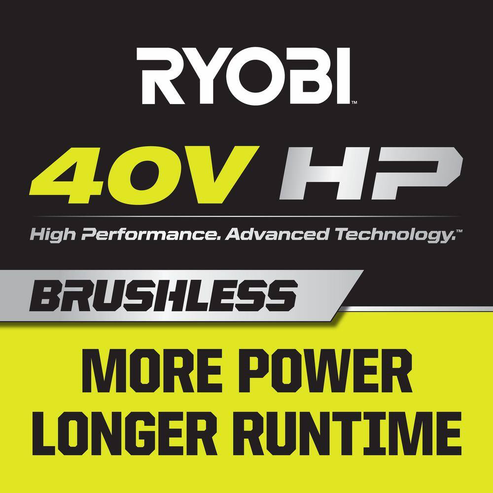 40V HP Brushless 21 in. Cordless Single Stage Snow Blower with (2) 5.0 Ah Batteries and Charger