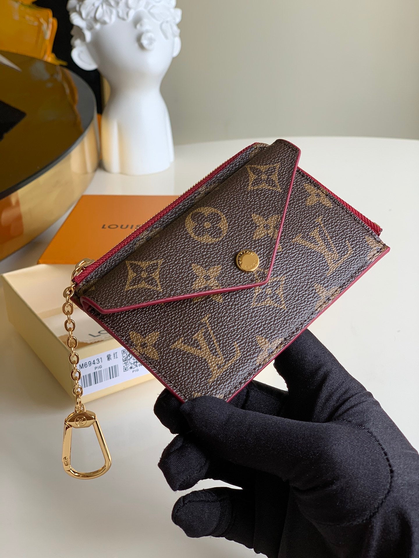 TOP Louis Vuitton LV LV Compact Key Wallet - Monogram