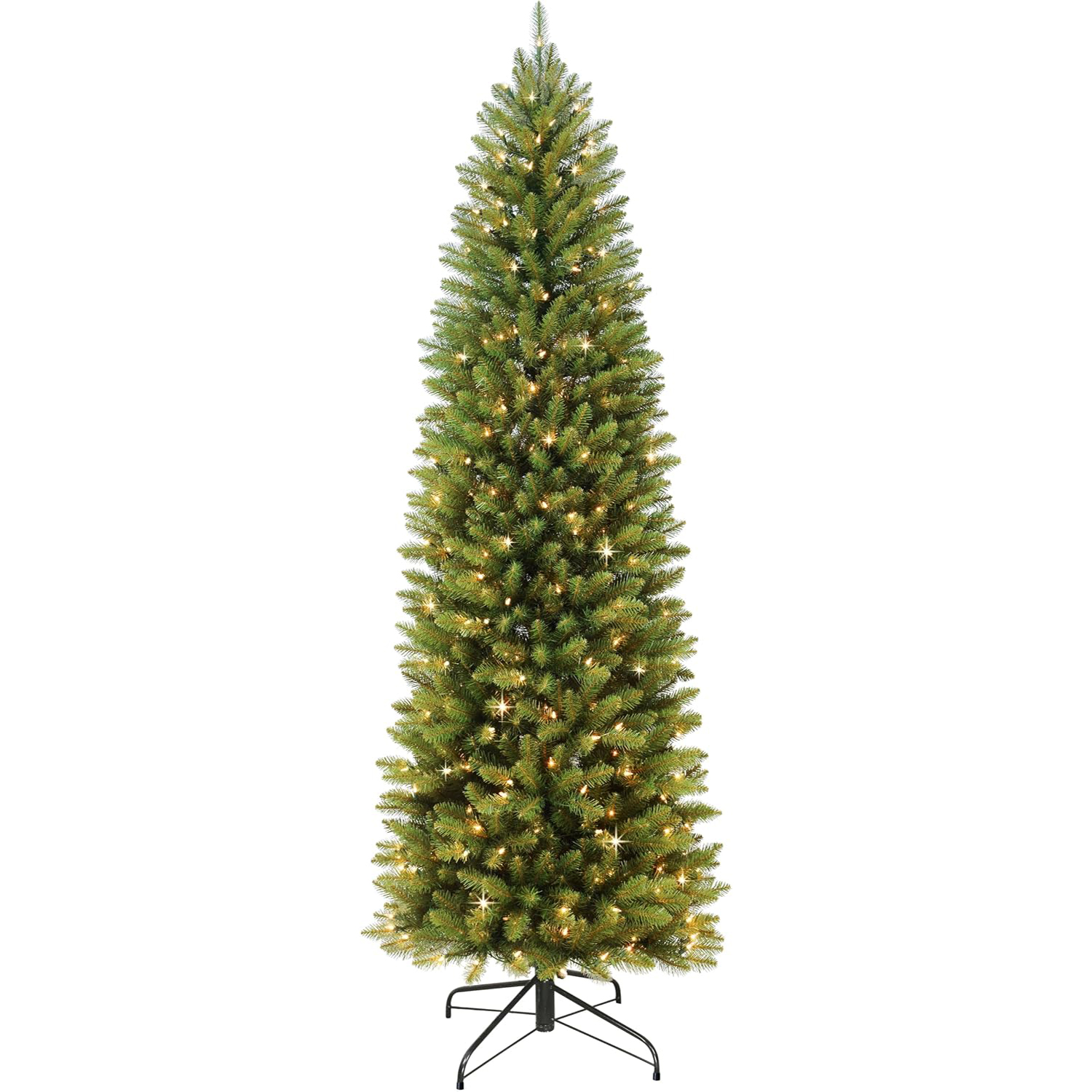 Puleo International Pre-Lit Fraser Fir Pencil Christmas Tree