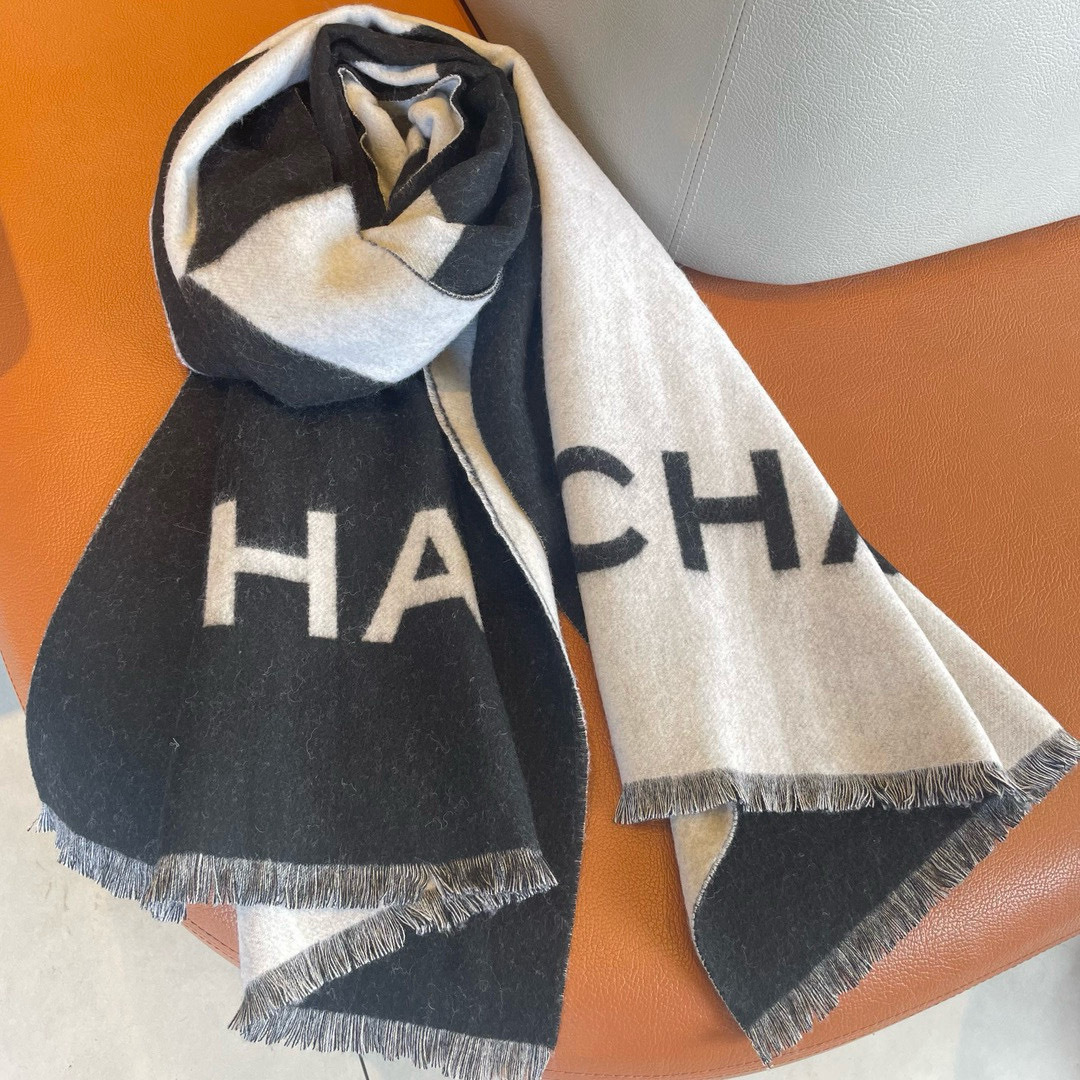TOP CHANEL Cashmere  Scarf 65*200cm- 2 Colors