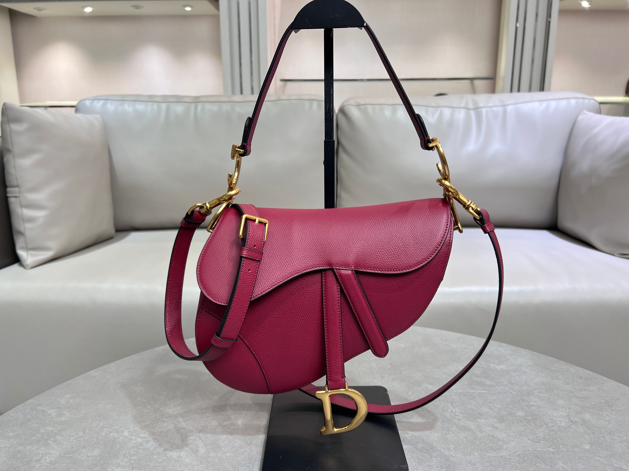 TOP Christian Dior Saddle Bag 17×5×15cm/24×6×18cm - 2 Color