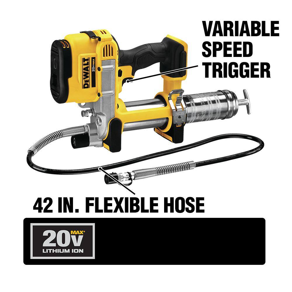 20V MAX Cordless 10,000 PSI Variable Speed Grease Gun (Tool Only)