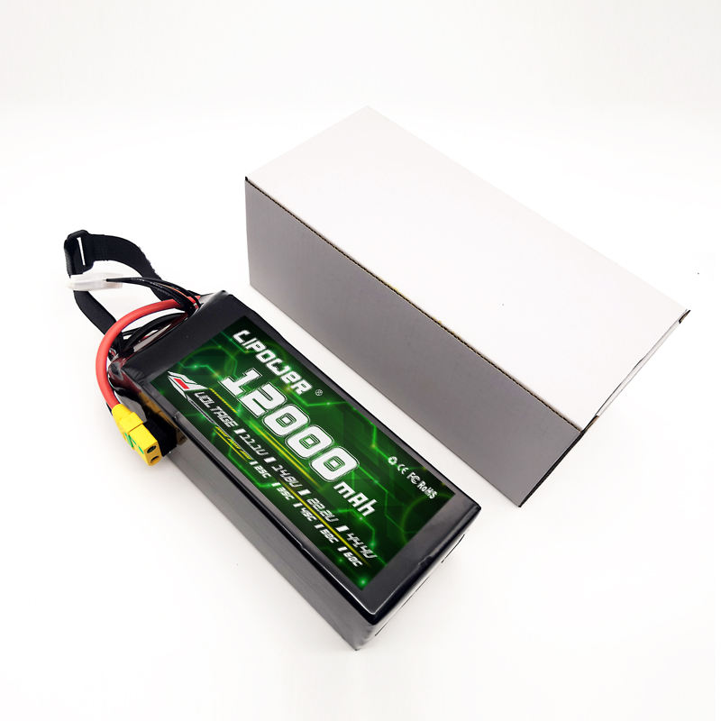 14000mAh 4S 6S lithium battery high rate long flight time rechargeable battery pack - lipowbattery
