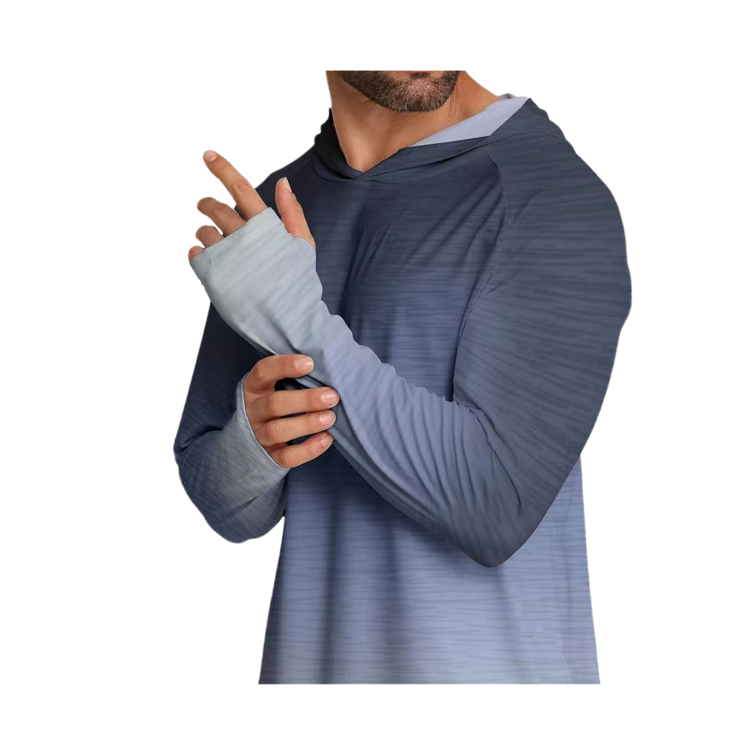 Fishing Shirts for Men Hoodie UPF 50+ Long Sleeve UV Protection SPF Rash Guard
