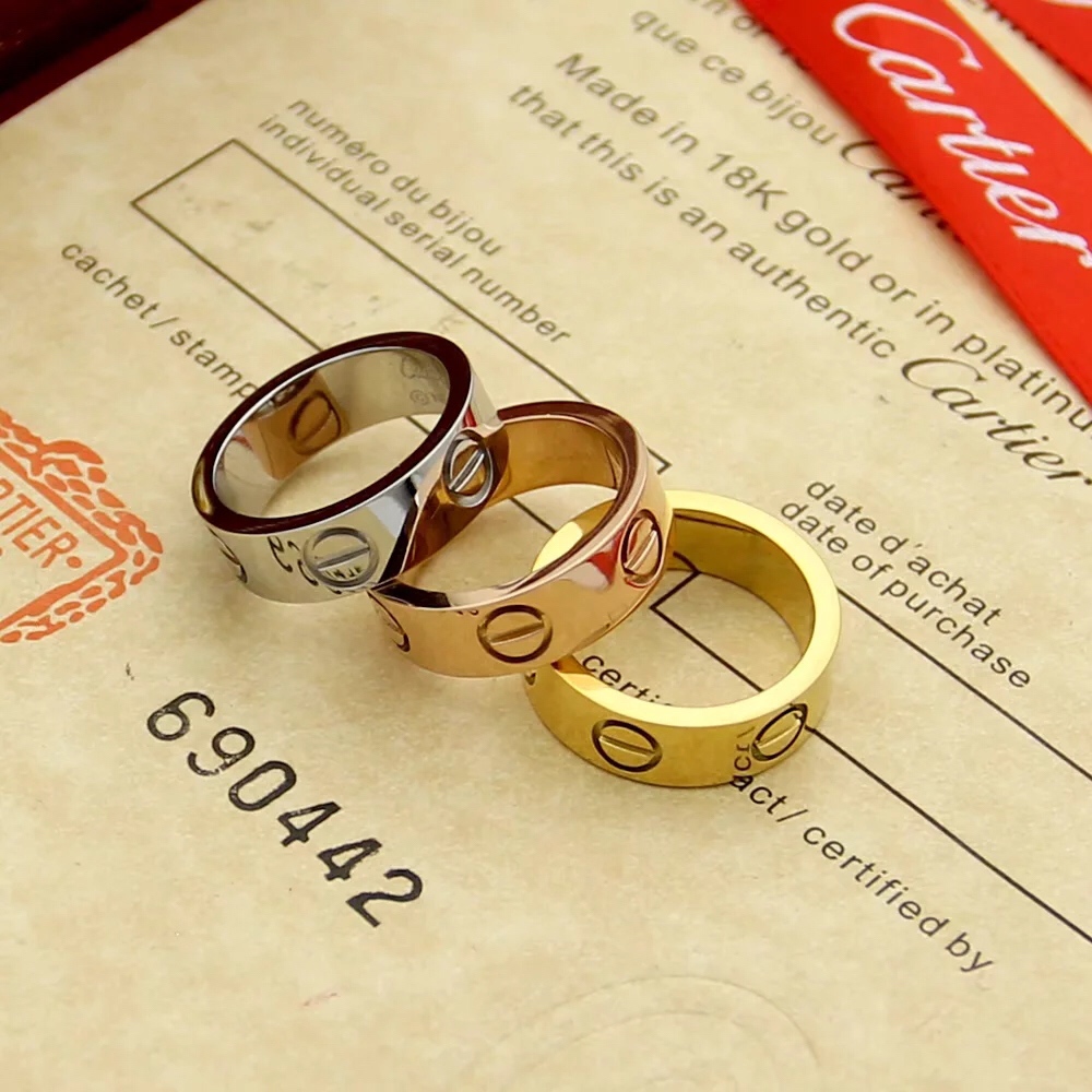 TOP Cartier Love Ring - 3 Color