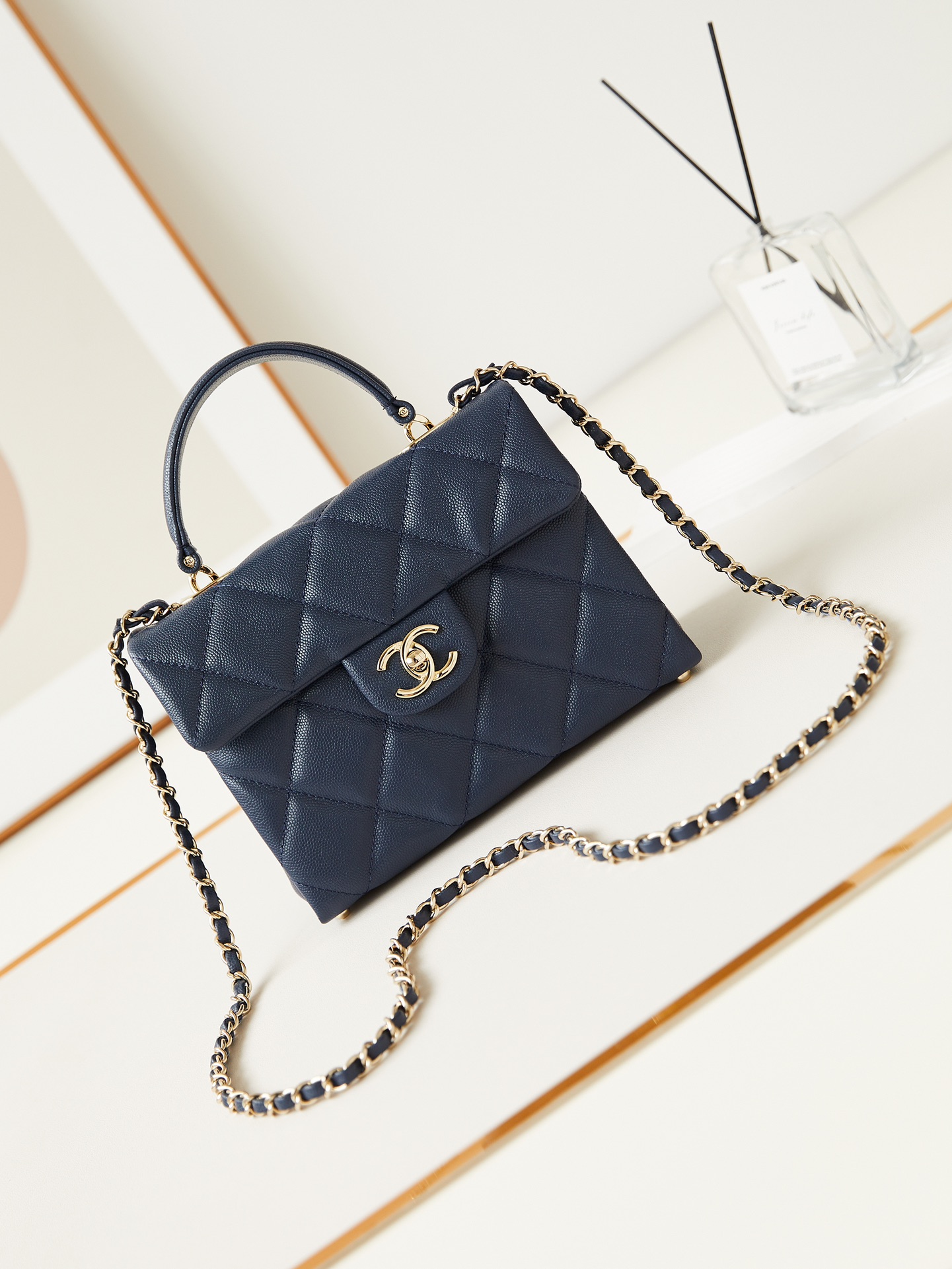 TOP CHANEL 24P Calfskin Kelly Bags 16-21-9.5cm - 5 Colour&GHW