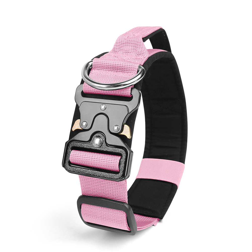 New dog collar: bite-resistant, waterproof, tactical dog collar, adjustable pet tactical collar, dog leash - PawPro UK
