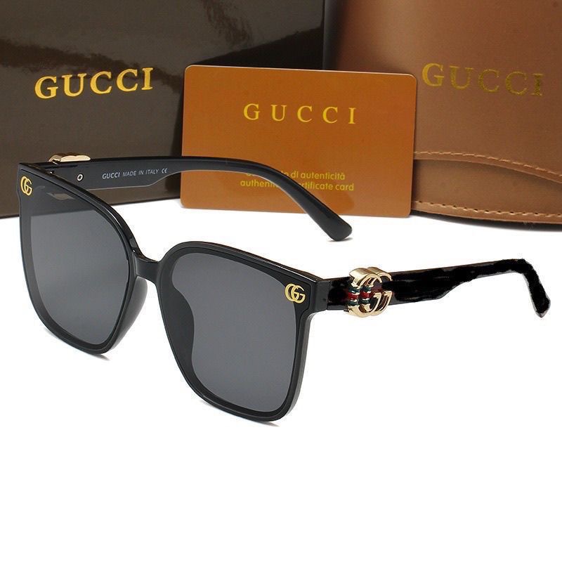 Gucci Women GG Logo Square Sunglasses, Multi‑Color Options