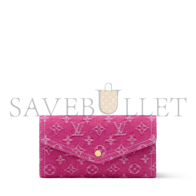 LOUIS VUITTON MASTER DENIM SARAH WALLET M28280 (19*10.5*2cm)