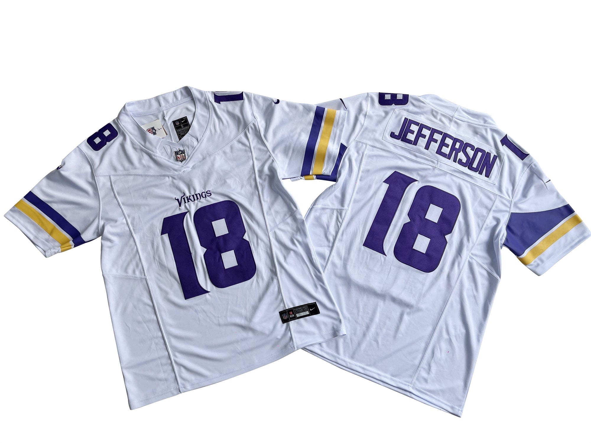 Minnesota Vikings 18# Justin Jefferson  Vapor F.U.S.E Limited Jersey