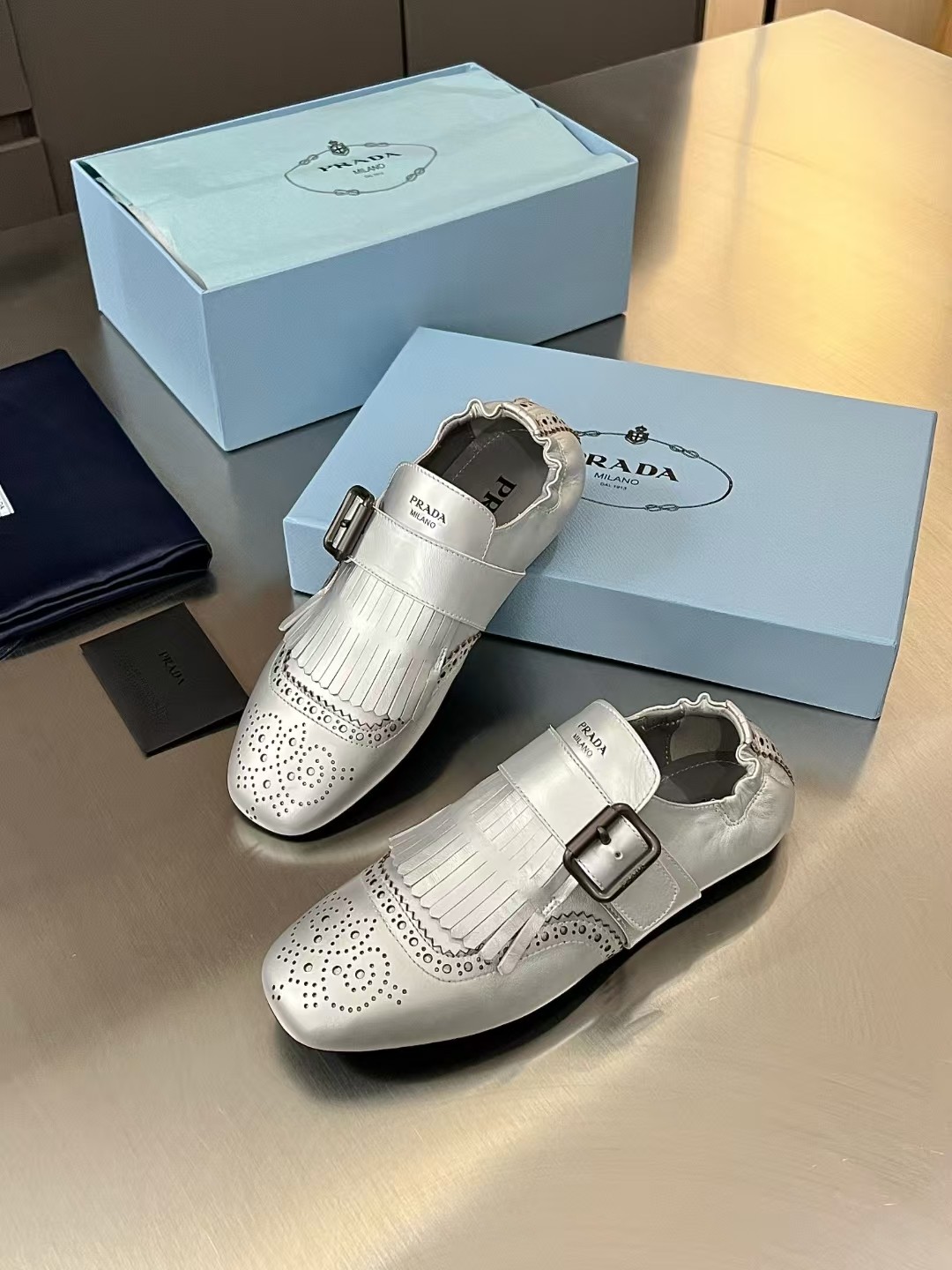 TOP PRADA Tassel Loafers - 4 Colors