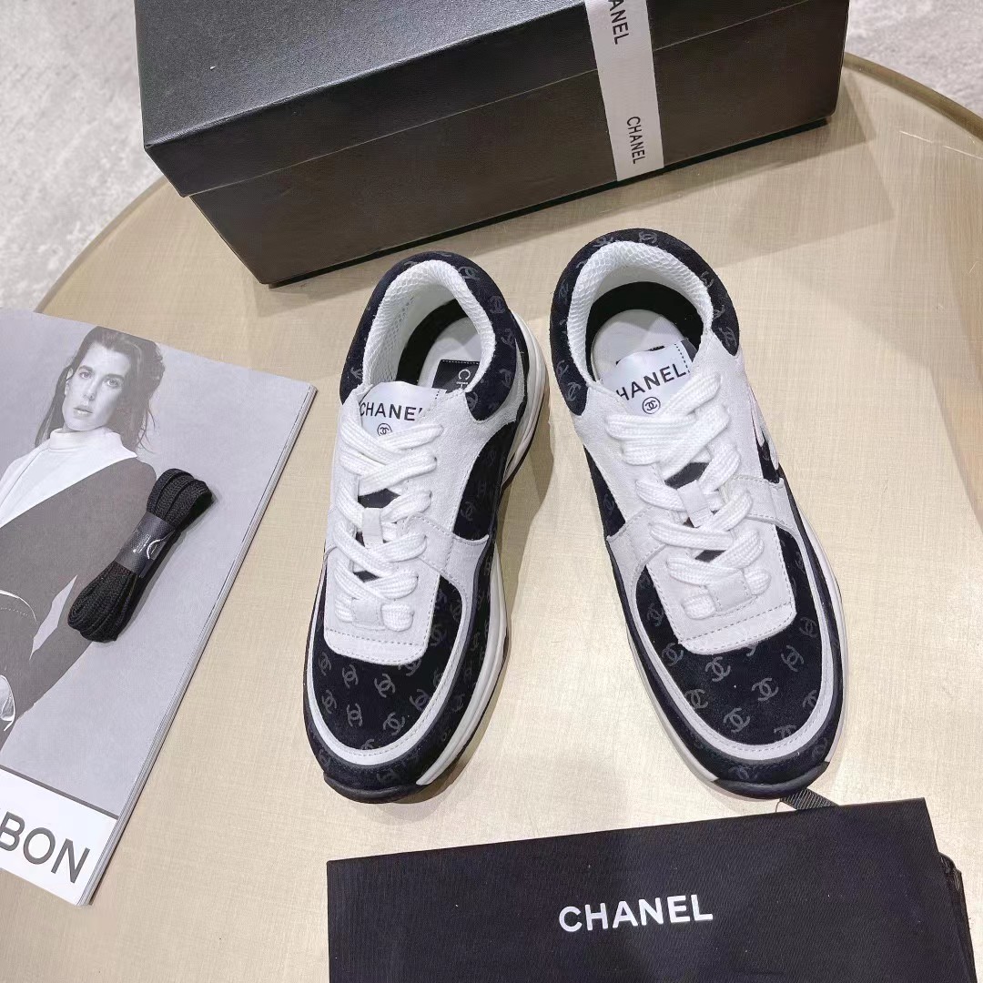 TOP CHANEL Sneaker-Black