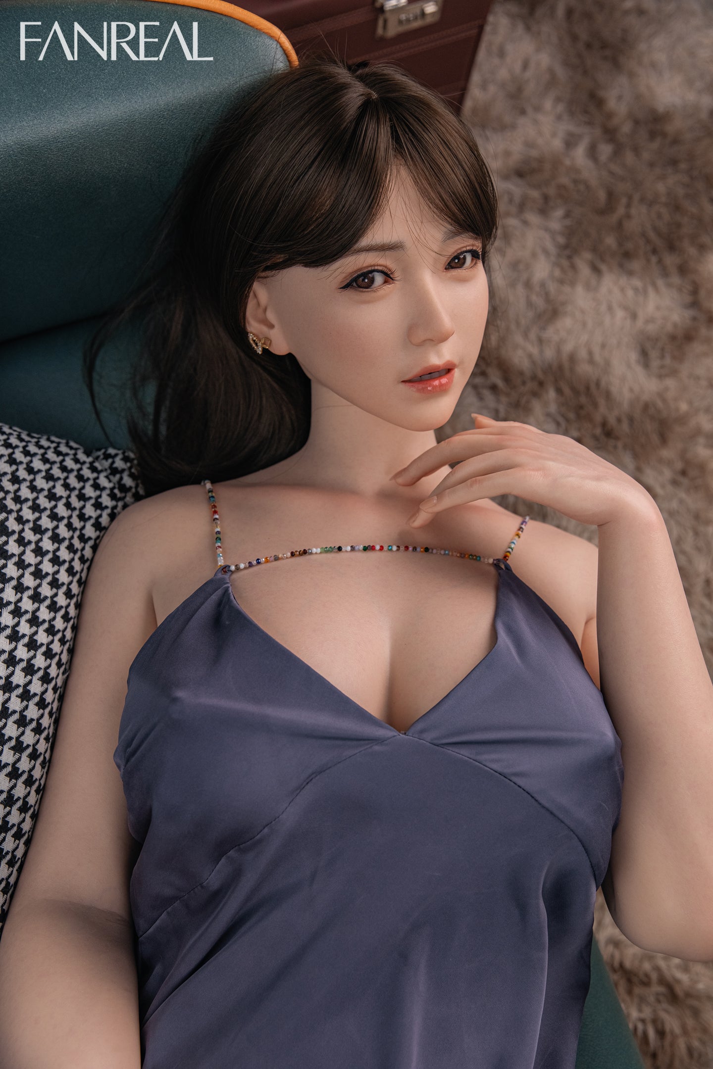 95cm/3ft1 G-cup Celebrity Big Breast Silicone Torso Sex Doll – Xue