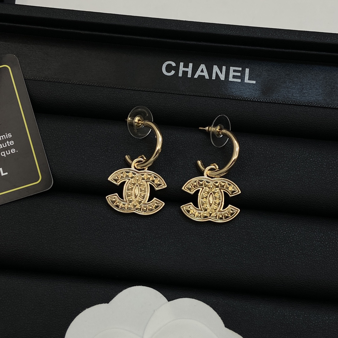 TOP CHANEL CC Earrings-3 Colors