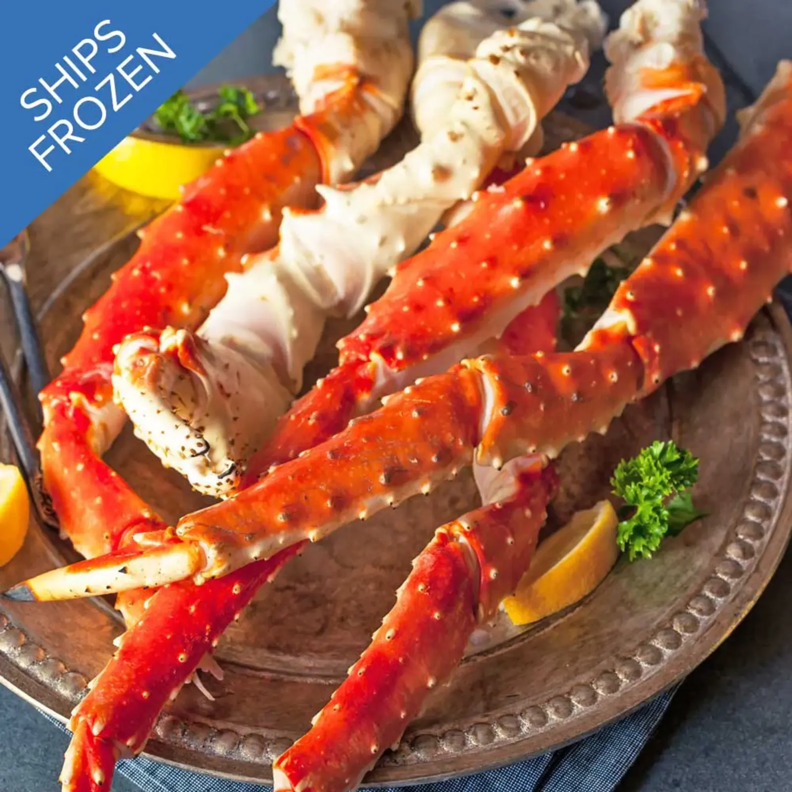 Fresh Cooked Norwegian Spitsbergen King Crab Colossal Legs FROM 2KG