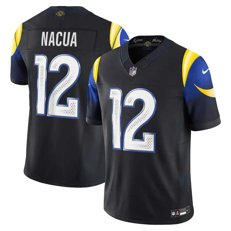 Men's Los Angeles Rams Puka Nacua 2025 Rivalries Collection Game Jersey