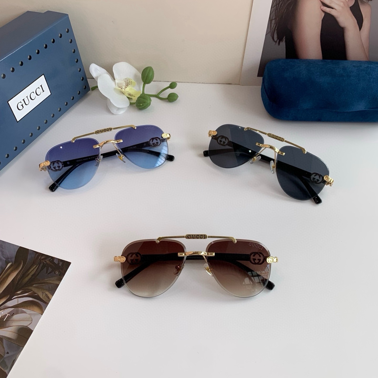 TOP GUCCI Sunglasses - 3 Colours